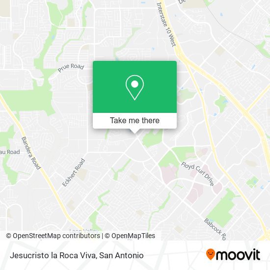 Mapa de Jesucristo la Roca Viva