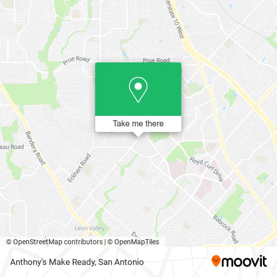 Anthony's Make Ready map