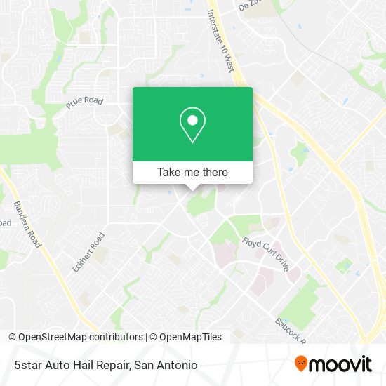 5star Auto Hail Repair map