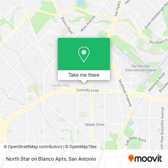 North Star on Blanco Apts map