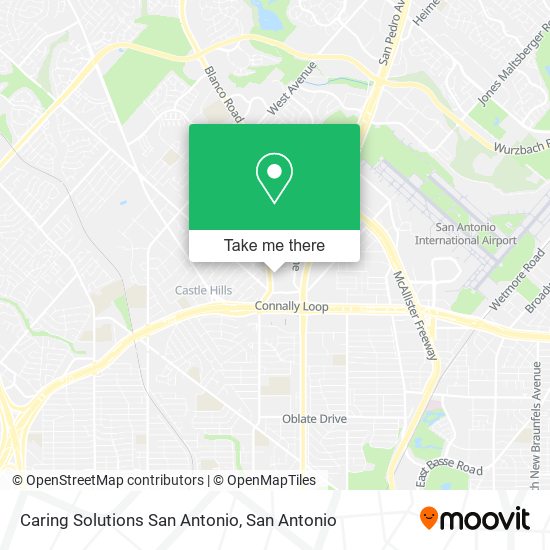 Caring Solutions San Antonio map