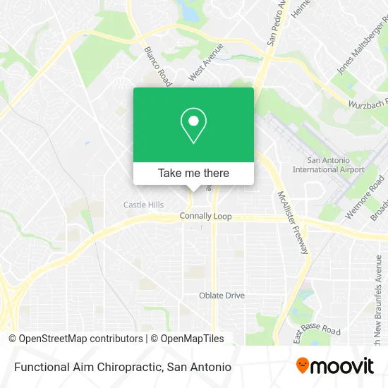 Functional Aim Chiropractic map