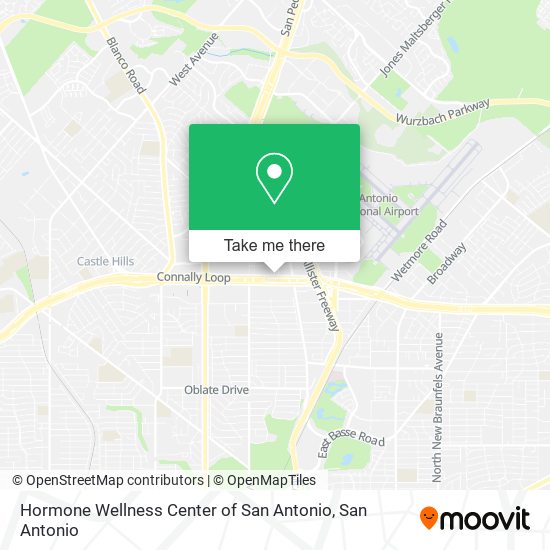 Hormone Wellness Center of San Antonio map