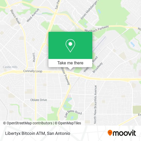 Mapa de Libertyx Bitcoin ATM