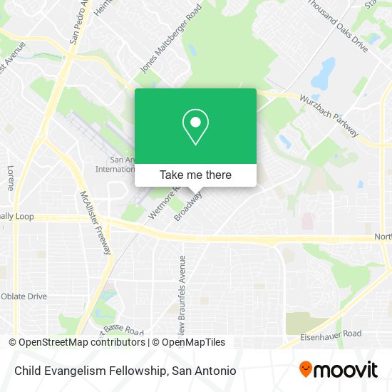 Child Evangelism Fellowship map