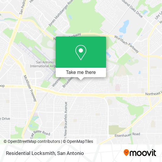 Residential Locksmith map