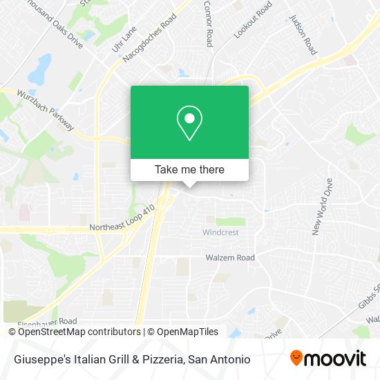 Mapa de Giuseppe's Italian Grill & Pizzeria