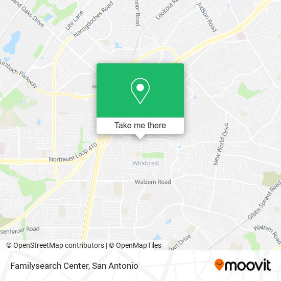 Familysearch Center map