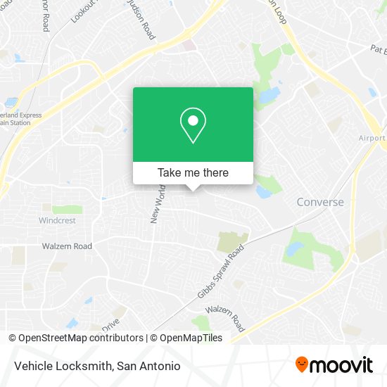 Vehicle Locksmith map