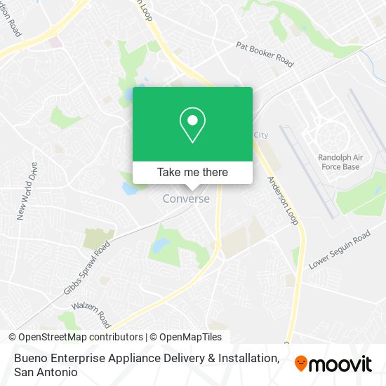 Bueno Enterprise Appliance Delivery & Installation map