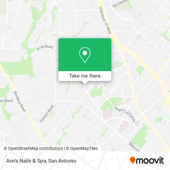 Ann's Nails & Spa map