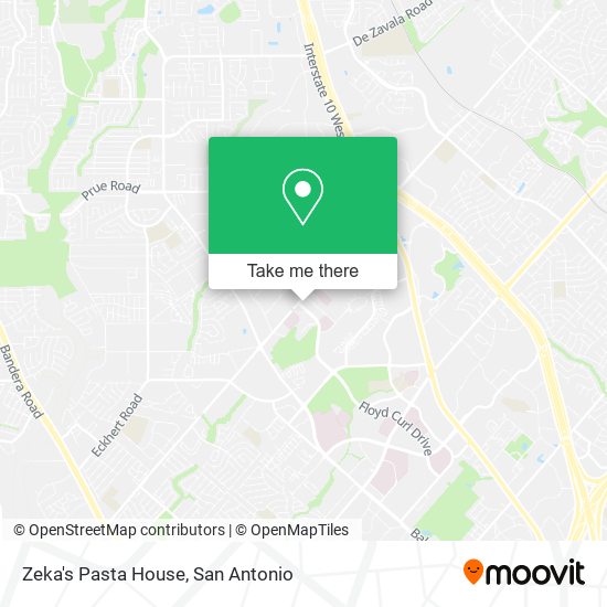 Zeka's Pasta House map
