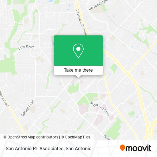 Mapa de San Antonio RT Associates