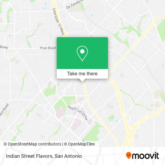Indian Street Flavors map