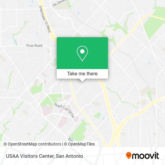 USAA Visitors Center map