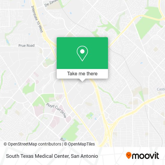 Mapa de South Texas Medical Center