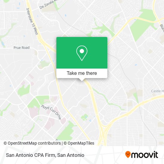 San Antonio CPA Firm map