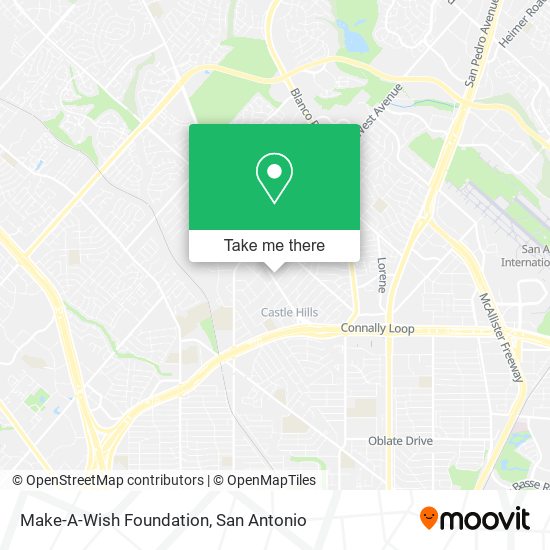 Make-A-Wish Foundation map