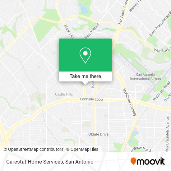 Carestat Home Services map