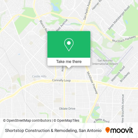 Shortstop Construction & Remodeling map