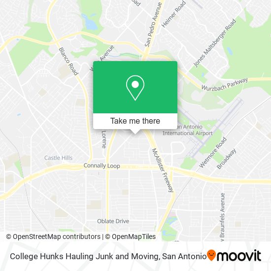 College Hunks Hauling Junk and Moving map