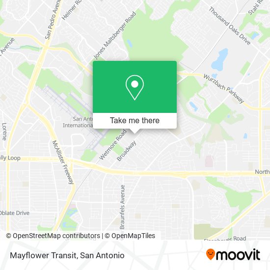 Mayflower Transit map