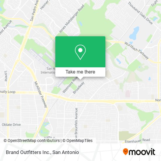 Mapa de Brand Outfitters Inc.