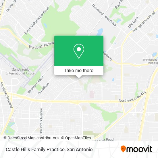 Castle Hills Family Practice map