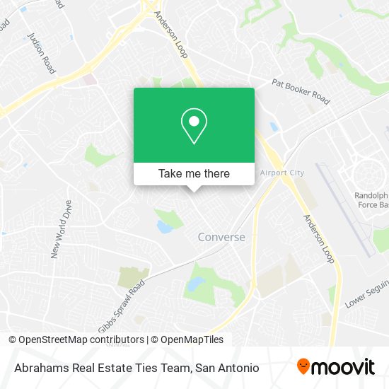 Abrahams Real Estate Ties Team map