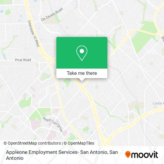 Appleone Employment Services- San Antonio map