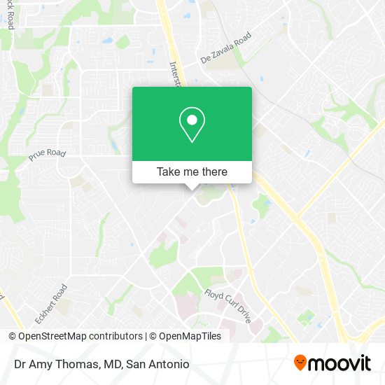 Mapa de Dr Amy Thomas, MD