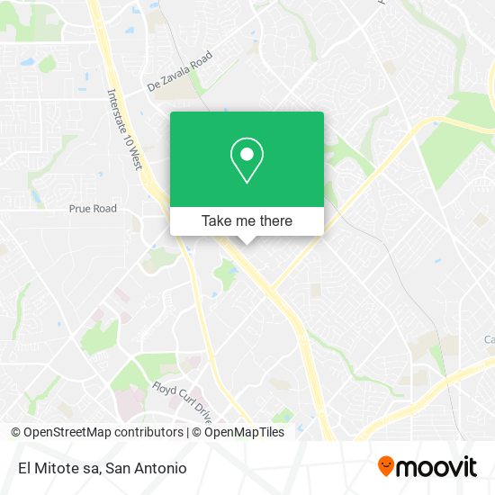 Mapa de El Mitote sa
