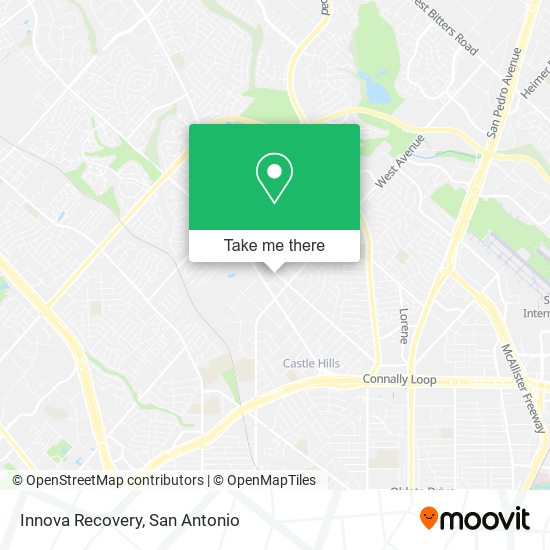 Innova Recovery map