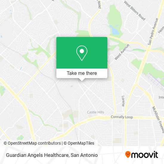 Guardian Angels Healthcare map