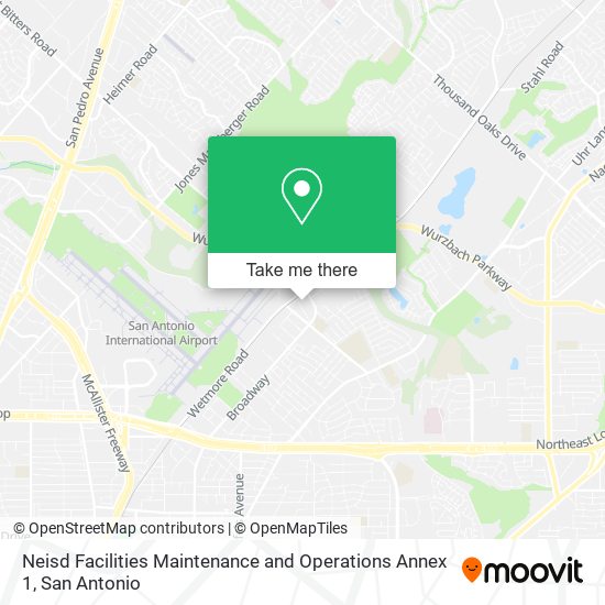 Neisd Facilities Maintenance and Operations Annex 1 map