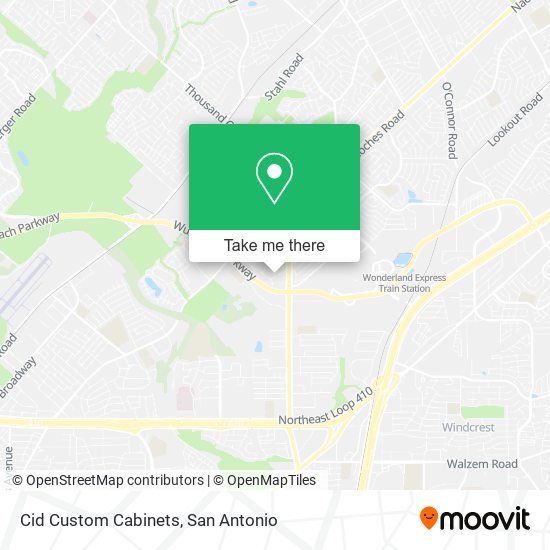 Cid Custom Cabinets map
