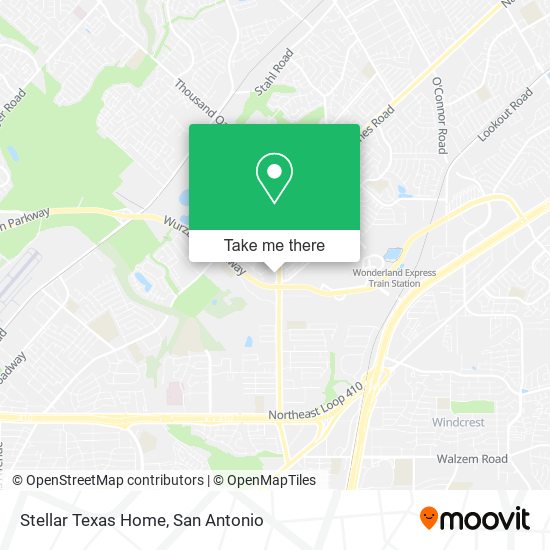 Stellar Texas Home map