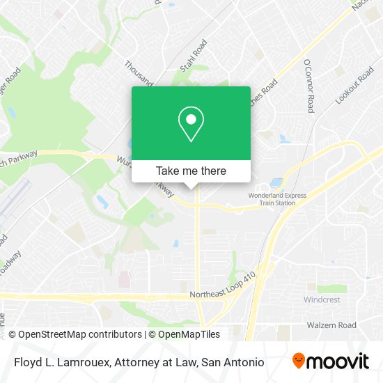 Mapa de Floyd L. Lamrouex, Attorney at Law