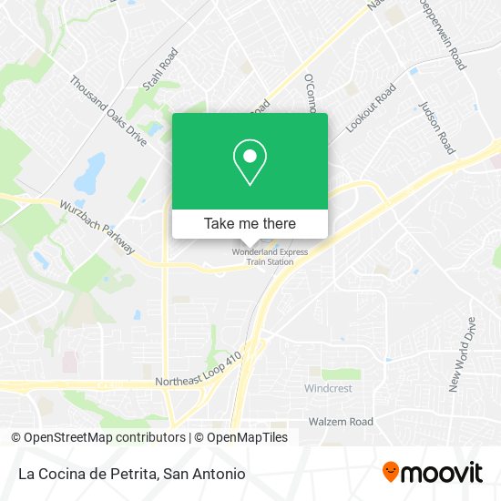 La Cocina de Petrita map