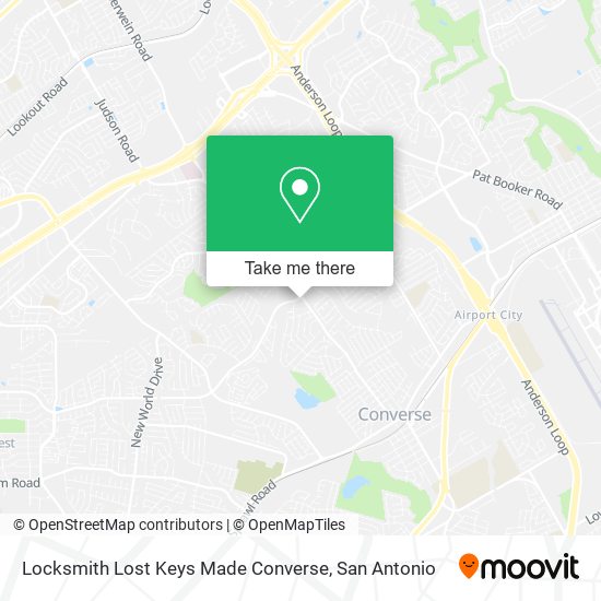 Locksmith Lost Keys Made Converse map