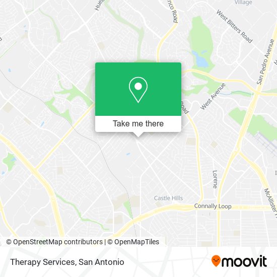 Therapy Services map