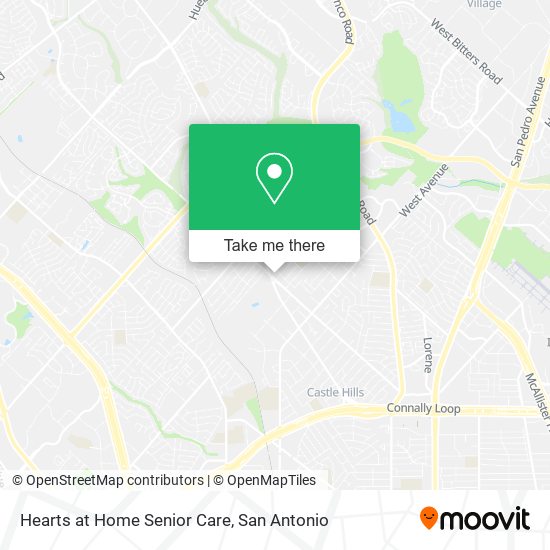 Hearts at Home Senior Care map