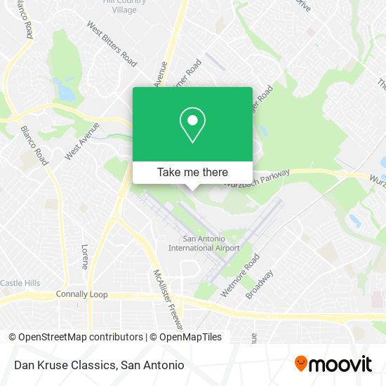 Dan Kruse Classics map