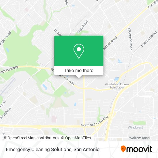 Emergency Cleaning Solutions map