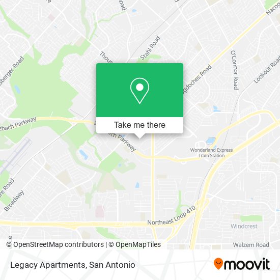 Mapa de Legacy Apartments