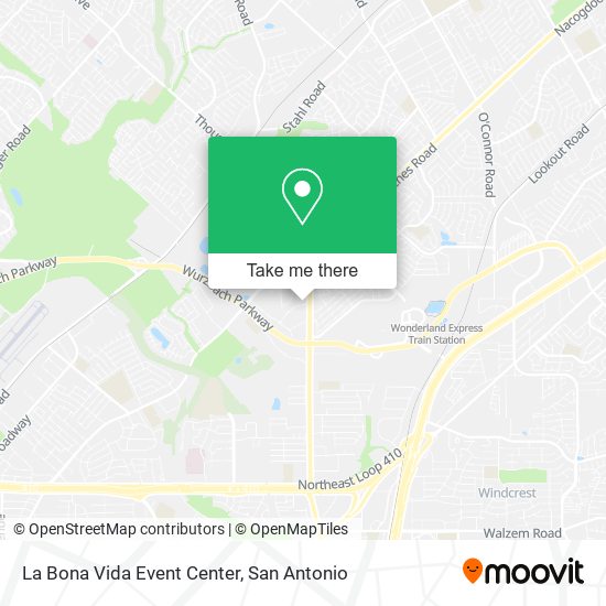 Mapa de La Bona Vida Event Center