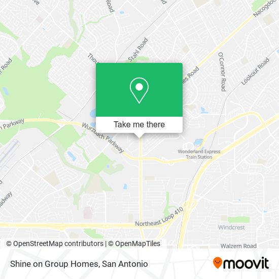 Shine on Group Homes map