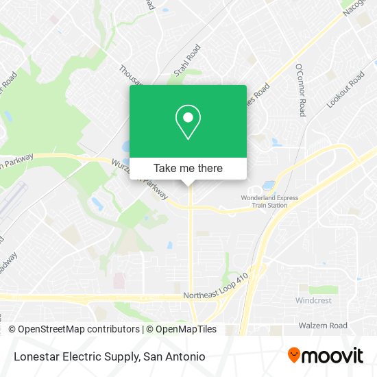 Mapa de Lonestar Electric Supply