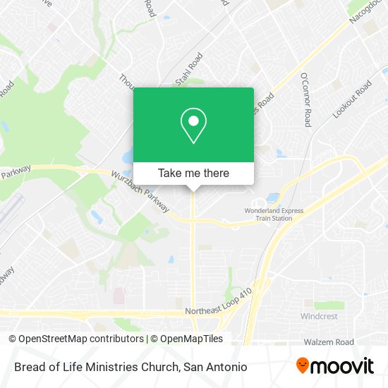 Mapa de Bread of Life Ministries Church