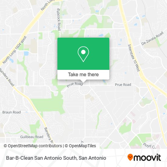 Mapa de Bar-B-Clean San Antonio South
